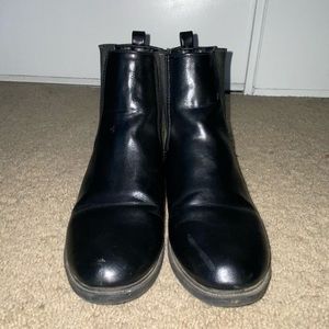 Simple Black Booties